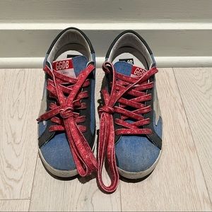 Golden goose denim sneakers
